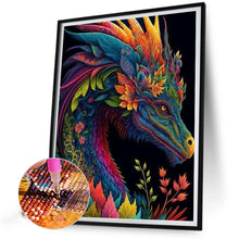 Load image into Gallery viewer, Diamond Painting - Full Round - Flower Dragon (40*50CM)
