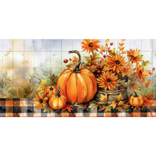 Load image into Gallery viewer, Diamond Painting - Full Round - pumpkin sunflower (80*40CM)
