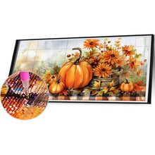 Load image into Gallery viewer, Diamond Painting - Full Round - pumpkin sunflower (80*40CM)
