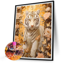 Load image into Gallery viewer, AB Diamond Painting - Full Round - white tiger (40*50CM)
