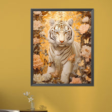 Load image into Gallery viewer, AB Diamond Painting - Full Round - white tiger (40*50CM)
