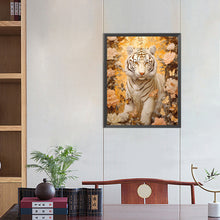 Load image into Gallery viewer, AB Diamond Painting - Full Round - white tiger (40*50CM)
