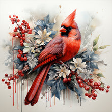 Load image into Gallery viewer, Diamond Painting - Full Round - cardinal on tree branch (40*40CM)

