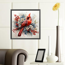 Load image into Gallery viewer, Diamond Painting - Full Round - cardinal on tree branch (40*40CM)
