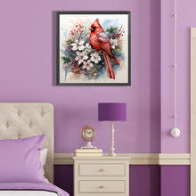 Load image into Gallery viewer, Diamond Painting - Full Round - cardinal on tree branch (40*40CM)
