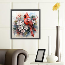 Load image into Gallery viewer, Diamond Painting - Full Round - cardinal on tree branch (40*40CM)

