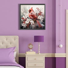 Load image into Gallery viewer, Diamond Painting - Full Round - cardinal on tree branch (40*40CM)
