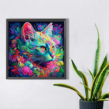 Load image into Gallery viewer, AB Diamond Painting - Full Round - cat cat (40*40CM)
