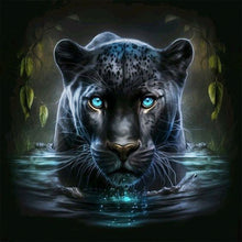 Load image into Gallery viewer, AB Diamond Painting - Full Round - black panther (40*40CM)
