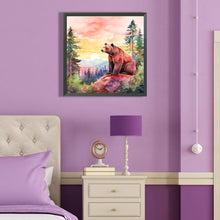 Load image into Gallery viewer, Diamond Painting - Full Round - Mountains and bears (40*40CM)
