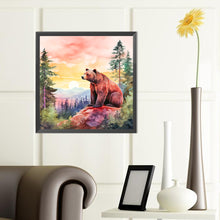 Load image into Gallery viewer, Diamond Painting - Full Round - Mountains and bears (40*40CM)
