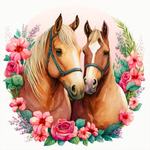 Load image into Gallery viewer, Diamond Painting - Full Round - horse (40*40CM)
