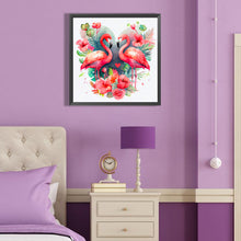 Load image into Gallery viewer, Diamond Painting - Full Round - flamingo (40*40CM)
