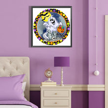 Load image into Gallery viewer, Diamond Painting - Full Round - Halloween cute ghost (40*40CM)
