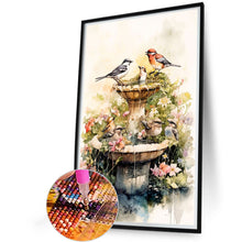 Load image into Gallery viewer, Diamond Painting - Full Round - Birds playing in the spring (40*60CM)
