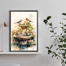 Load image into Gallery viewer, Diamond Painting - Full Round - Birds playing in the spring (40*60CM)
