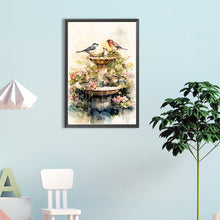 Load image into Gallery viewer, Diamond Painting - Full Round - Birds playing in the spring (40*60CM)
