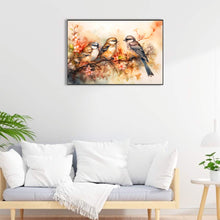 Load image into Gallery viewer, Diamond Painting - Full Round - Birds chatting on beautiful branches (40*60CM)

