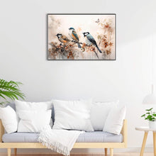 Load image into Gallery viewer, Diamond Painting - Full Round - Birds on a beautiful branch looking into the distance (40*60CM)
