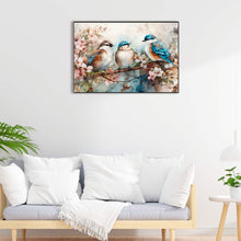 Load image into Gallery viewer, Diamond Painting - Full Round - Birds in beautiful flowers (40*60CM)
