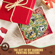 Load image into Gallery viewer, 8PCS Diamond Painting Coasters Kits Acrylic Full Drill Coaster (Coffee)
