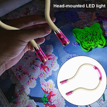 Load image into Gallery viewer, Diamond Painting LED Headlamp Beam Head Lamp Neck Reading Light (Pink)
