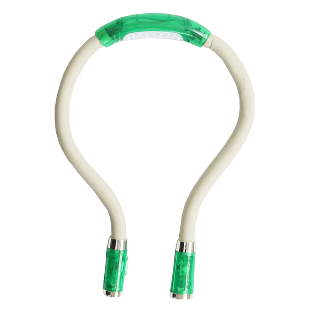 Diamond Painting LED Headlamp Beam Head Lamp Neck Reading Light (Green)