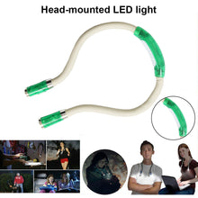 Load image into Gallery viewer, Diamond Painting LED Headlamp Beam Head Lamp Neck Reading Light (Green)
