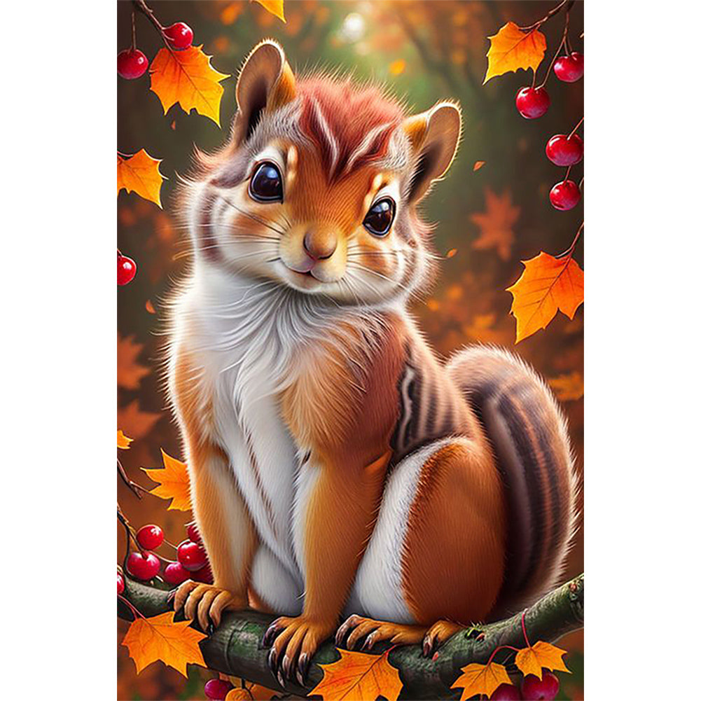 Diamond Painting - Full Round - squirrel (40*60CM)