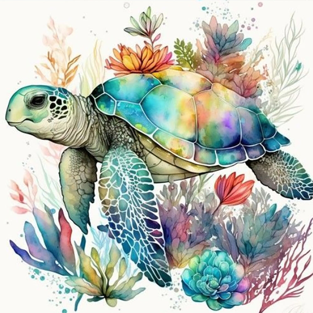 Diamond Painting - Full Round - sea turtle (40*40CM)