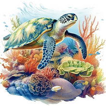 Load image into Gallery viewer, Diamond Painting - Full Round - sea turtle (40*40CM)
