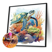 Load image into Gallery viewer, Diamond Painting - Full Round - sea turtle (40*40CM)
