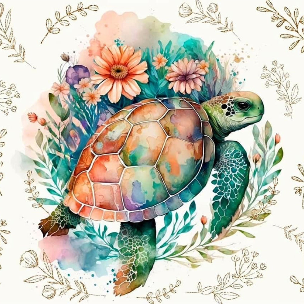 Diamond Painting - Full Round - sea turtle (40*40CM)