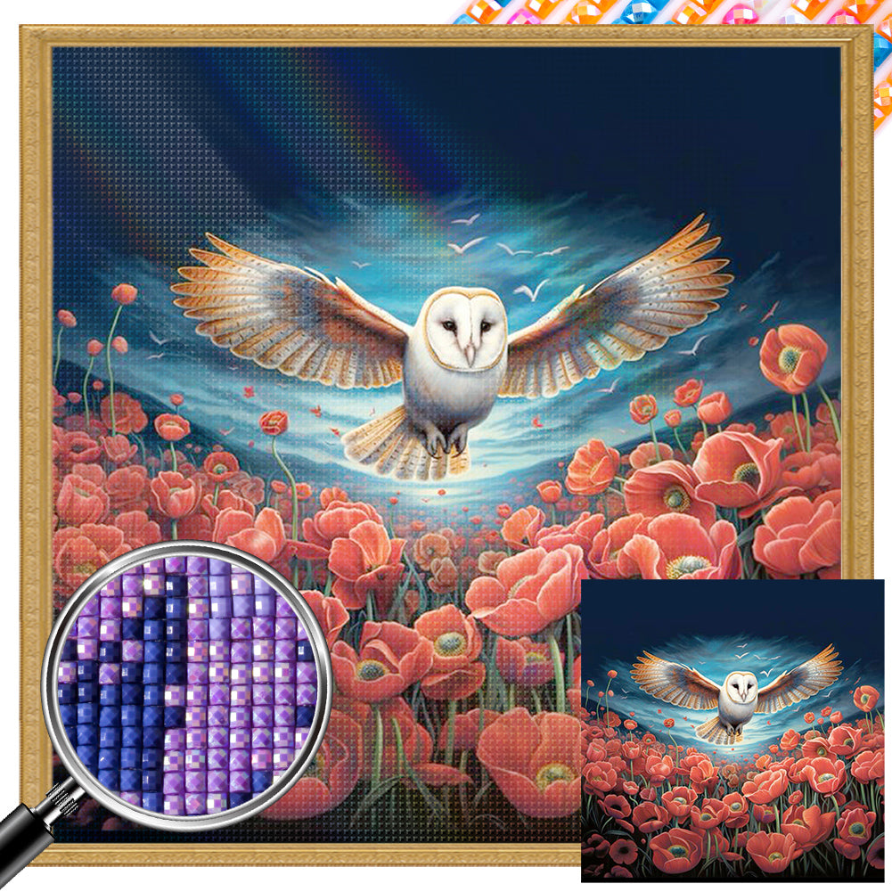 AB Diamond Painting - Full Square - owl (40*40CM)