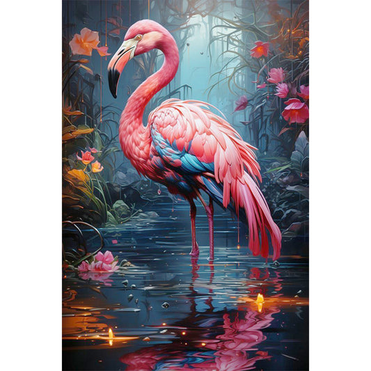 AB Diamond Painting - Full Square - flamingo (40*60CM)