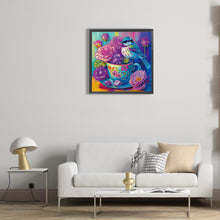 Load image into Gallery viewer, Diamond Painting - Partial Special Shaped - Blue and purple atmosphere bird (30*30CM)
