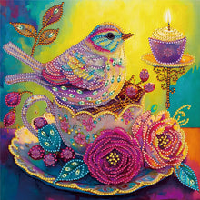 Load image into Gallery viewer, Diamond Painting - Partial Special Shaped - Yellow atmosphere bird (30*30CM)
