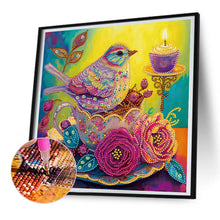 Load image into Gallery viewer, Diamond Painting - Partial Special Shaped - Yellow atmosphere bird (30*30CM)
