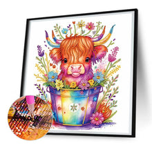 Load image into Gallery viewer, Diamond Painting - Partial Special Shaped - Caitong Xiaoxu Niu (30*30CM)
