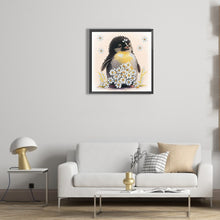 Load image into Gallery viewer, Diamond Painting - Partial Special Shaped - Flowers and Penguins (30*30CM)
