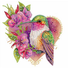 Load image into Gallery viewer, Diamond Painting - Partial Special Shaped - love hummingbird (30*30CM)
