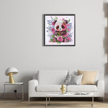 Load image into Gallery viewer, Diamond Painting - Partial Special Shaped - pink panda (30*30CM)
