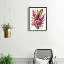 Load image into Gallery viewer, Diamond Painting - Partial Special Shaped - Feathers and Gears (30*40CM)

