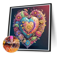 Load image into Gallery viewer, Diamond Painting - Partial Special Shaped - heart of darkness (30*30CM)
