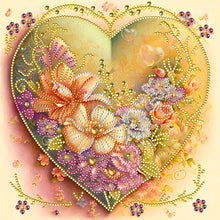 Load image into Gallery viewer, Diamond Painting - Partial Special Shaped - Aesthetic heart (30*30CM)

