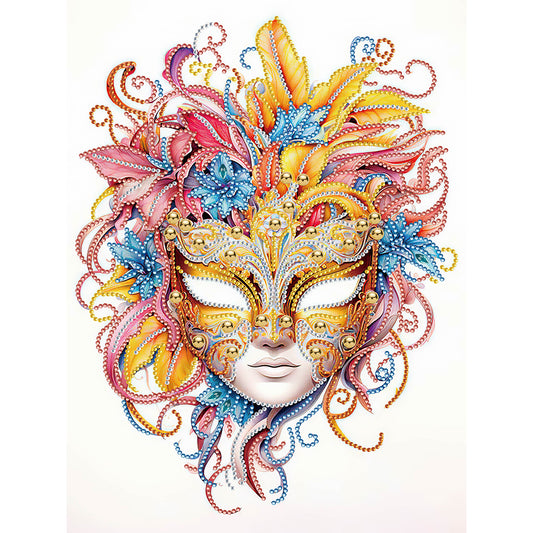 Diamond Painting - Partial Special Shaped - light color mask (30*40CM)