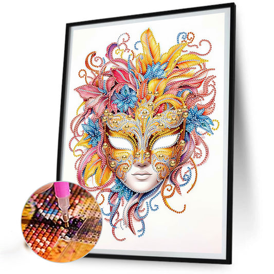 Diamond Painting - Partial Special Shaped - light color mask (30*40CM)