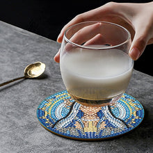 Load image into Gallery viewer, 8PCS Special Shape Diamond Painting Coasters Kits (Virgin Stained Glass)

