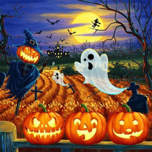 Load image into Gallery viewer, Diamond Painting - Full Round - pumpkin ghost (40*40CM)
