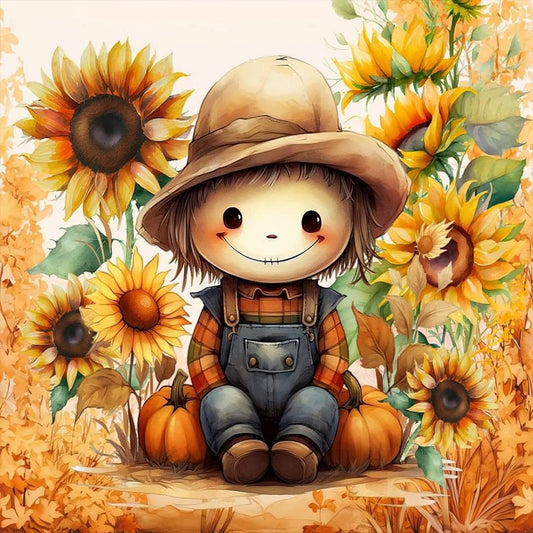 Diamond Painting - Full Round - Harvest and Dolls (40*40CM)